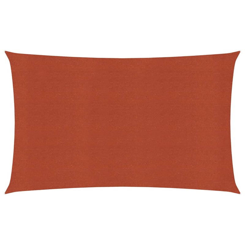 Berkfield Sunshade Sail 160 g/m__ Terracotta 2×5 m HDPE