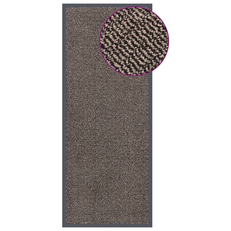 Berkfield Doormat Tufted 60×150 cm Dark Brown