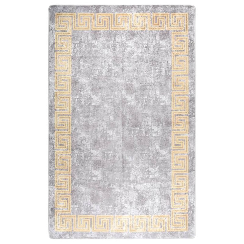 Berkfield Rug Washable 160×230 cm Grey Anti Slip