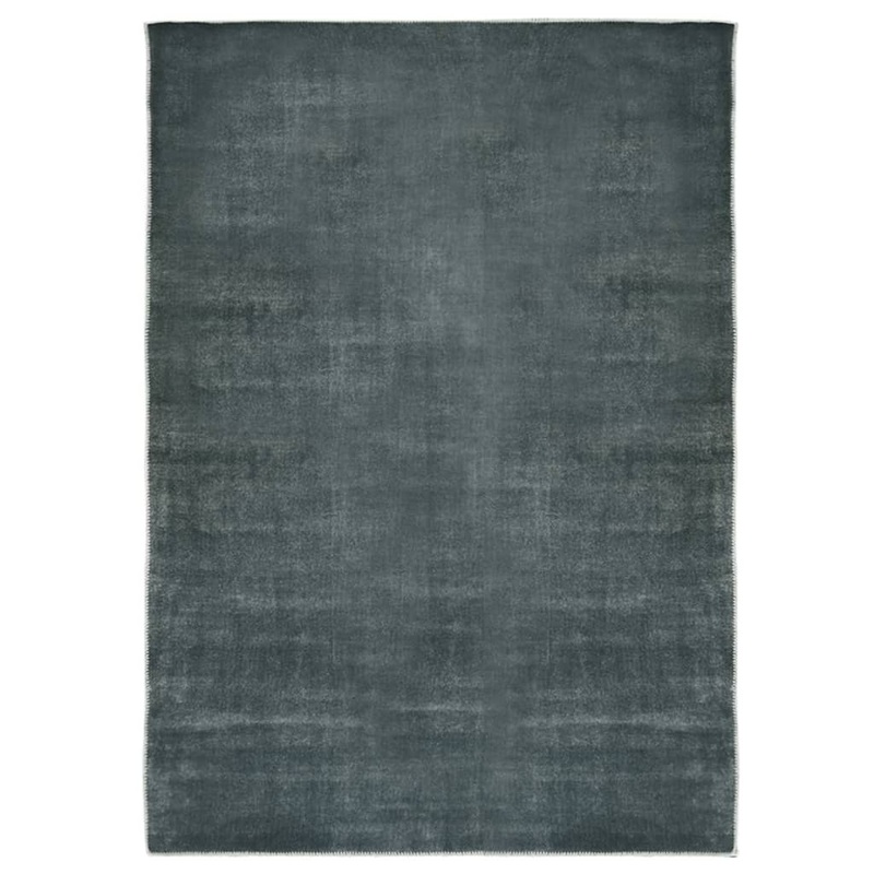Berkfield Rug Washable Foldable Grey 120×170 cm Polyester