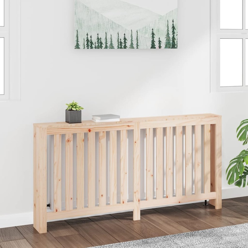 Berkfield Radiator Cover 169x19x84 cm Solid Wood Pine