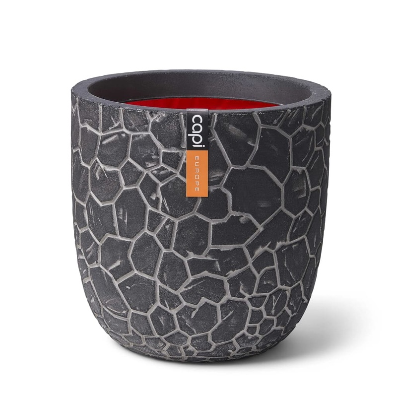 Capi Egg Planter Clay Ball 35 x 34 cm Anthracite