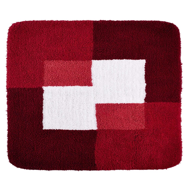RIDDER Bathroom Rug Coins 55×50 cm Red 7103806