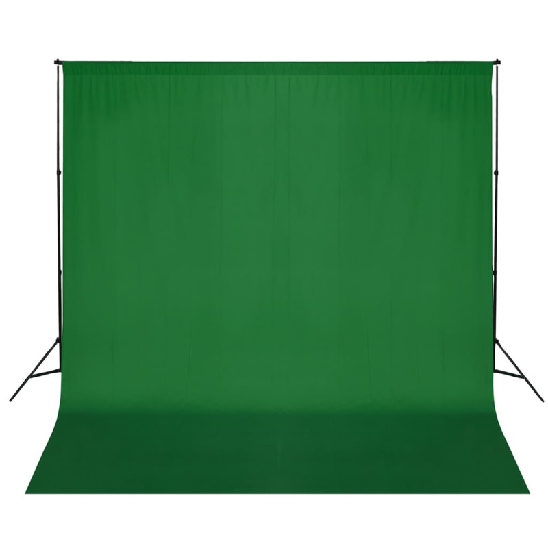 Berkfield Backdrop Support System 600×300 cm Green