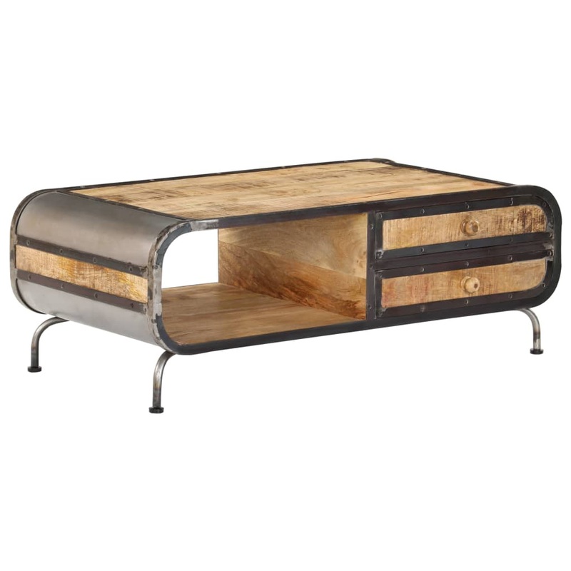 Berkfield Coffee Table 100x50x35 cm Solid Mango Wood