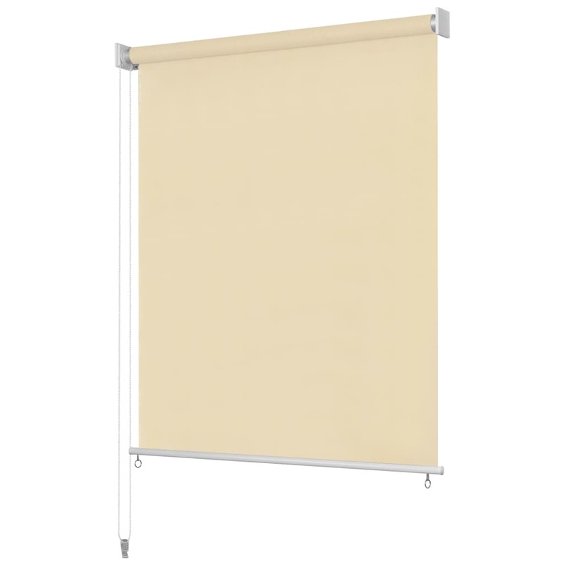 Berkfield Outdoor Roller Blind 200×140 cm Cream